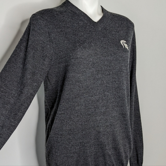 Nike Golf Tour Performance grey Michigan State University Spartans sweater M - Picture 5 of 10